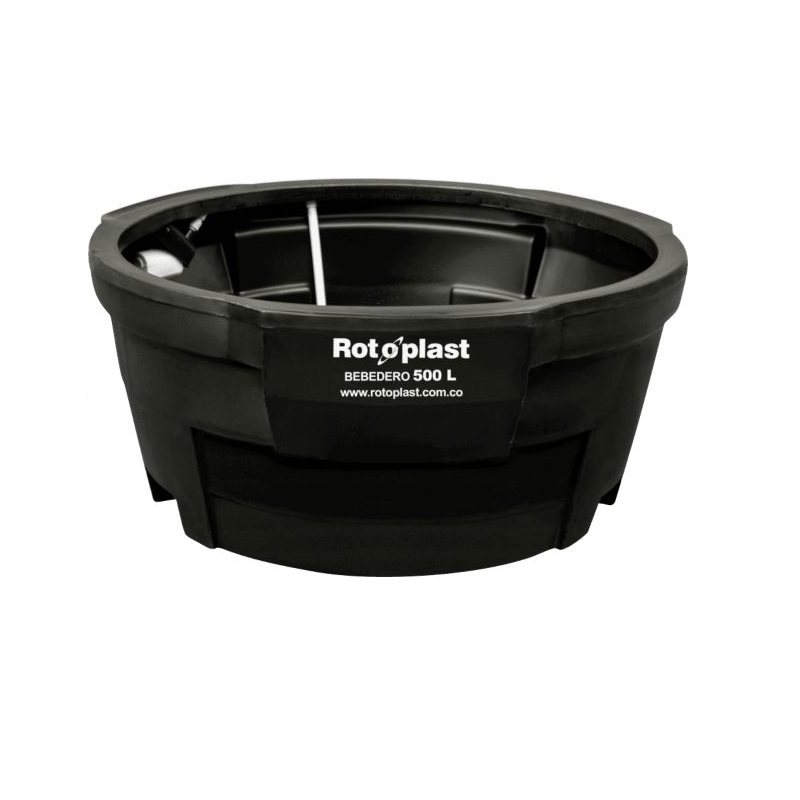 Bebederos para ganado negro 500 Lts Rotoplast