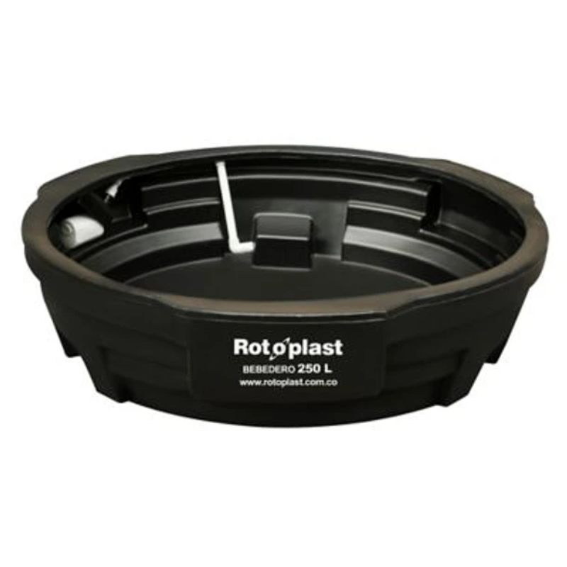 Bebederos para ganado negro 250 Lts Rotoplast