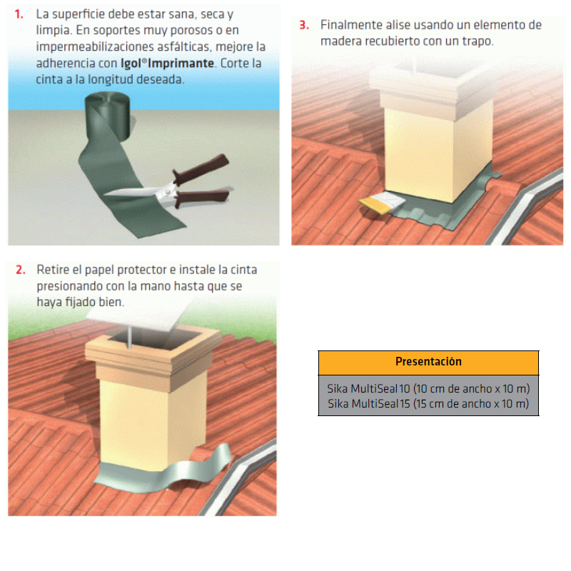Sika MultiSeal 10 gris 10cm x 10 mts Sika