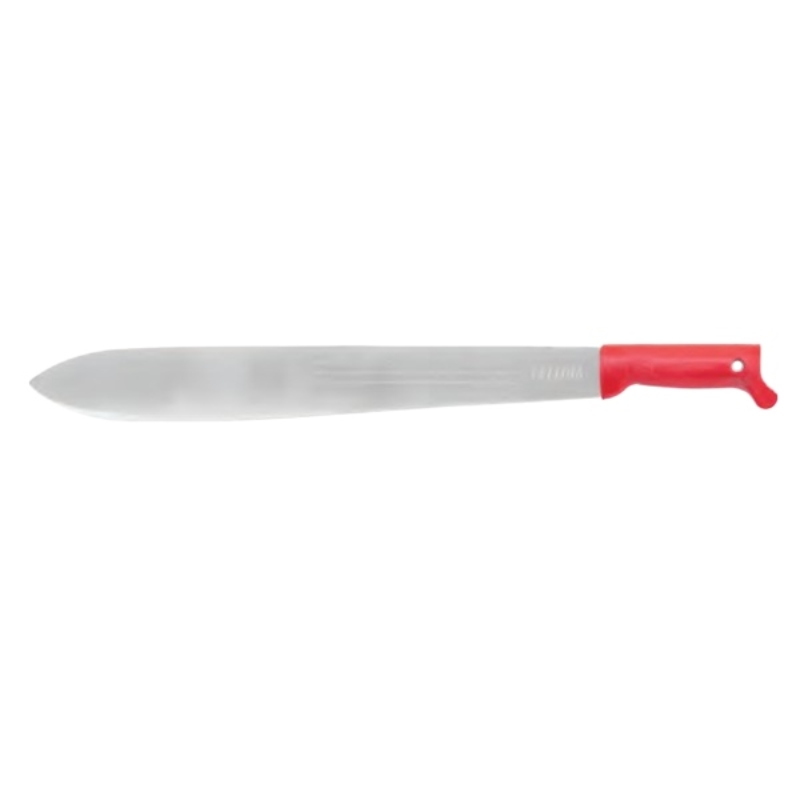Machete tres canales cacha sólida roja 721 Niquelado NQCSR 18" Bellota