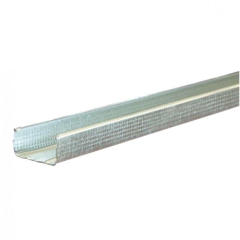 Vigueta cielo rasos con reborde para yeso espesor 0.40mm x 2.44 mts