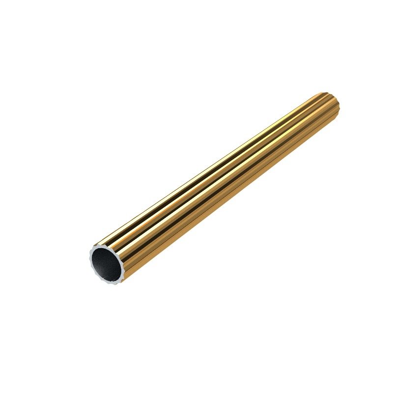 Cortinero 3/4" dorado T112 x 6 metros Alumina