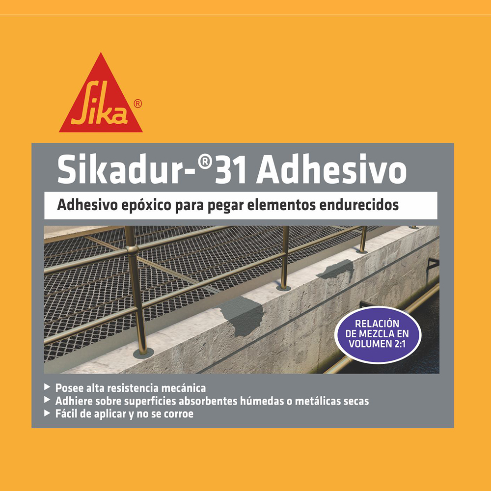 Sikadur 31 Adhesivo Epóxico Gris Pega Material Construcción 2kg Sika