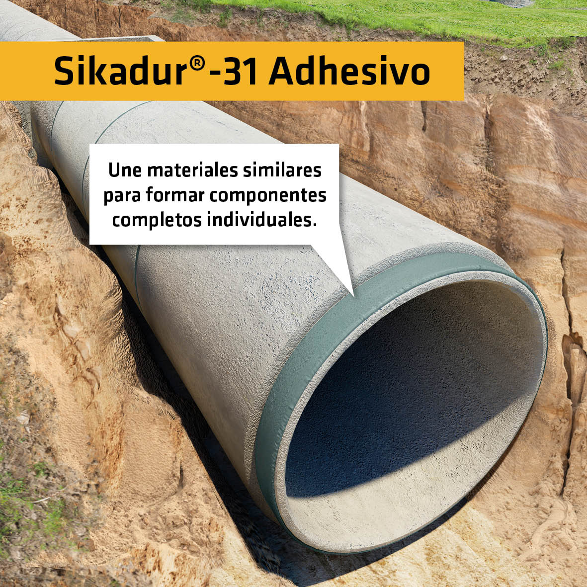 Sikadur 31 Adhesivo Epóxico Gris Pega Material Construcción 2kg Sika