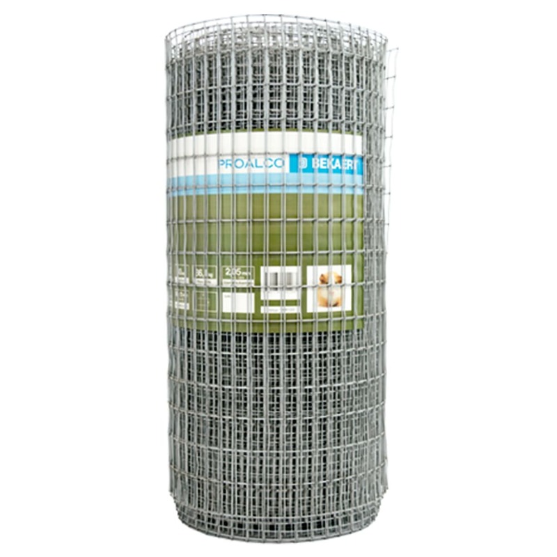 Malla Soldada Liviana 25X13 Hueco 1x1/2"  x 1.01 Mts Alto x 30 Mts Proalco