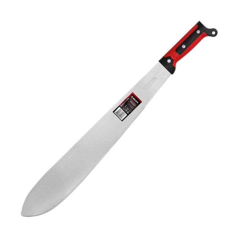 Machete Barrigón Niquelado Cacha Súper Confort Bimaterial 22" Bellota